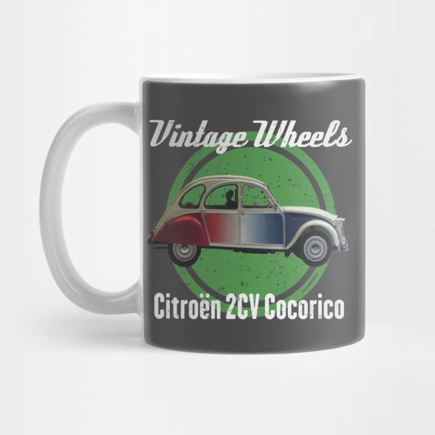 Vintage Wheels - Citroën 2CV Cocorico by DaJellah